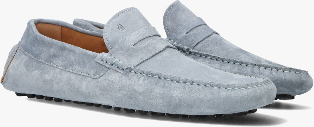 blauwe van bommel mocassins sbm-40019