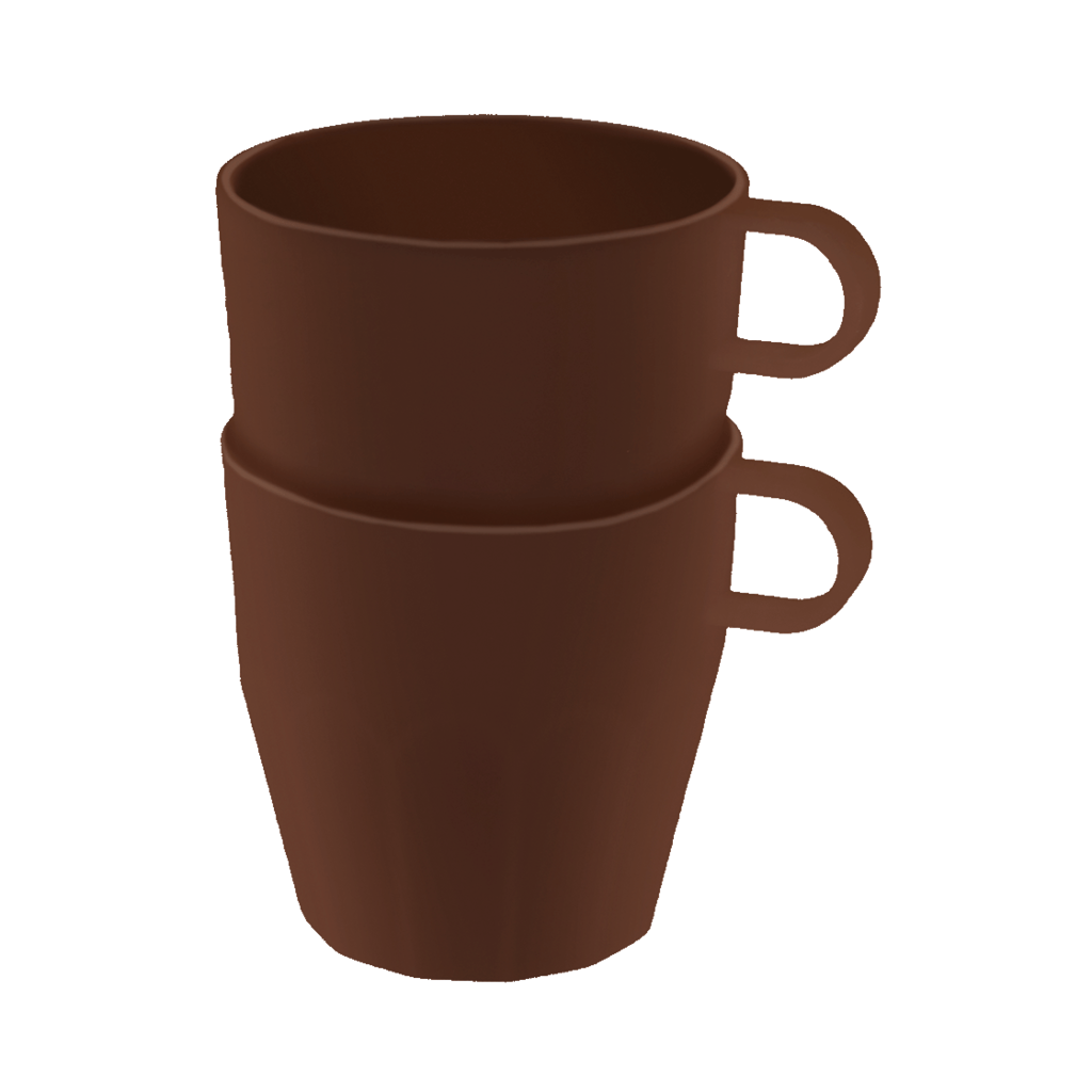 Travellife Nova Cacao beker - Set van 4