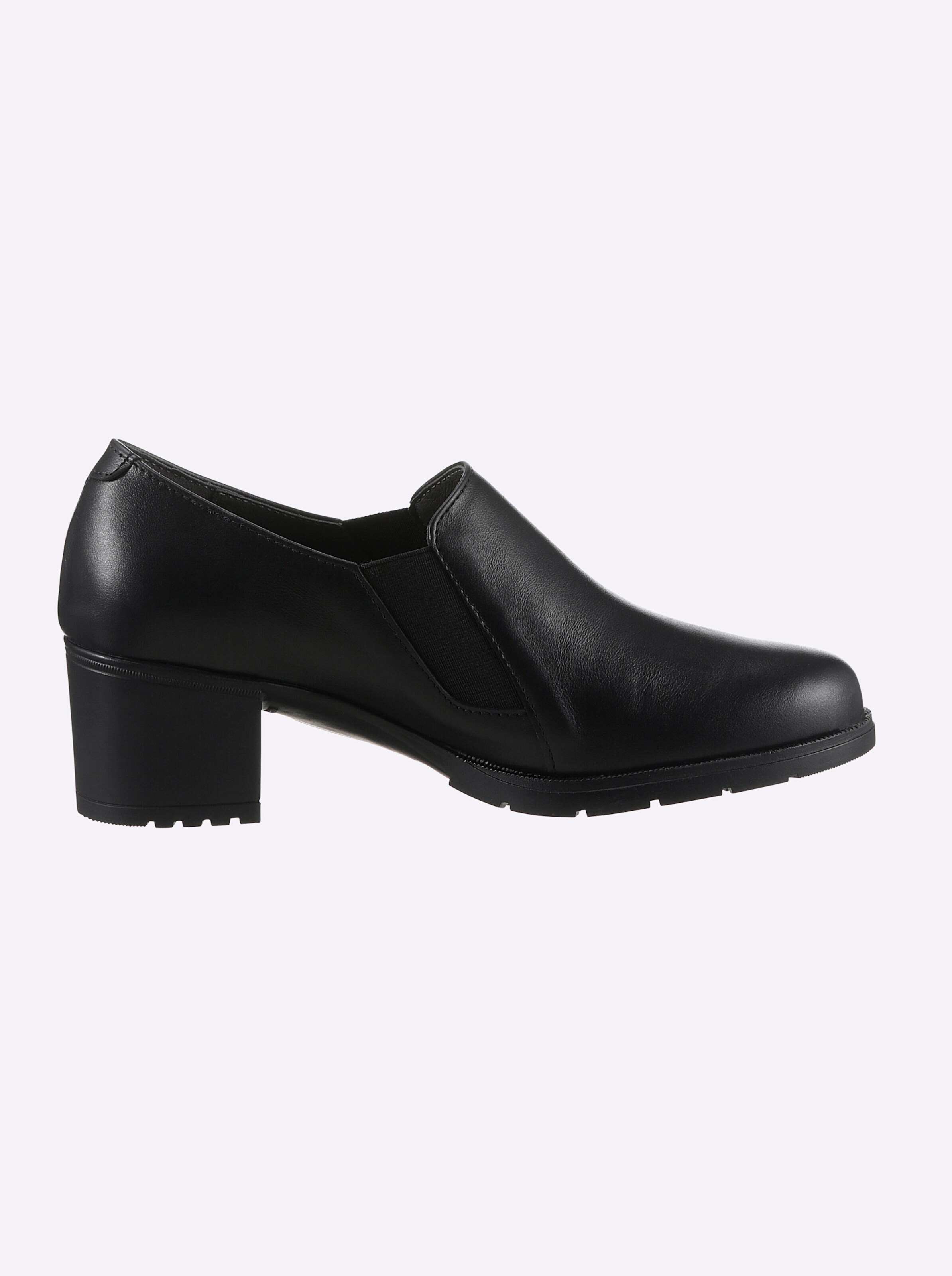 heine Hochfrontpumps in schwarz