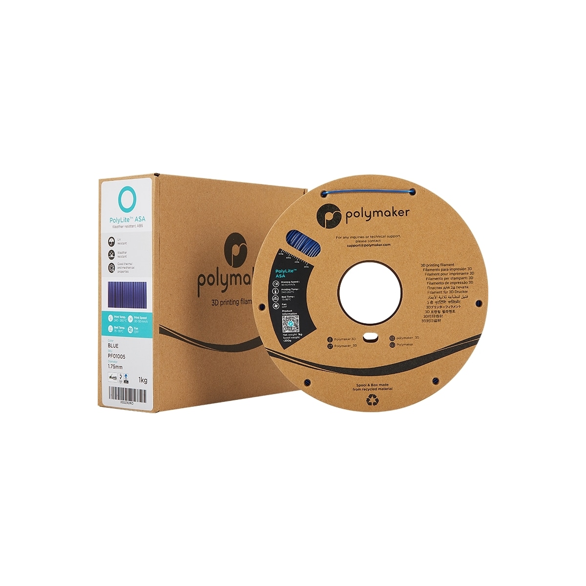 Polymaker PolyLite ASA - 1kg - Blue
