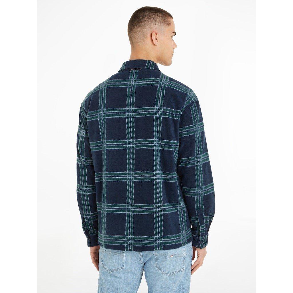 Tommy Jeans TJM CHECK POLAR FLEECE OVERSHIRT