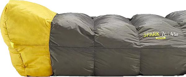 SPARK Ultralight Daunen- Schlafsack  grau  -1°, Regular