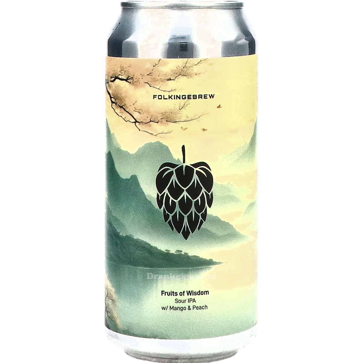 Folkingebrew Fruits of Wisdom Sour IPA w/ Mango & Peach 44 cl