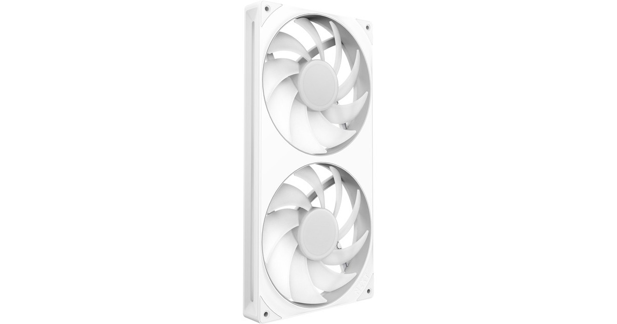 NZXTF280 RGB CORE case fans  (Wit, 2 stuks, 280 x 140 x 26 mm)