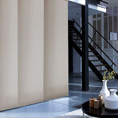 Kit rail et panneau japonais Madeco taupe 115 x 250 cm