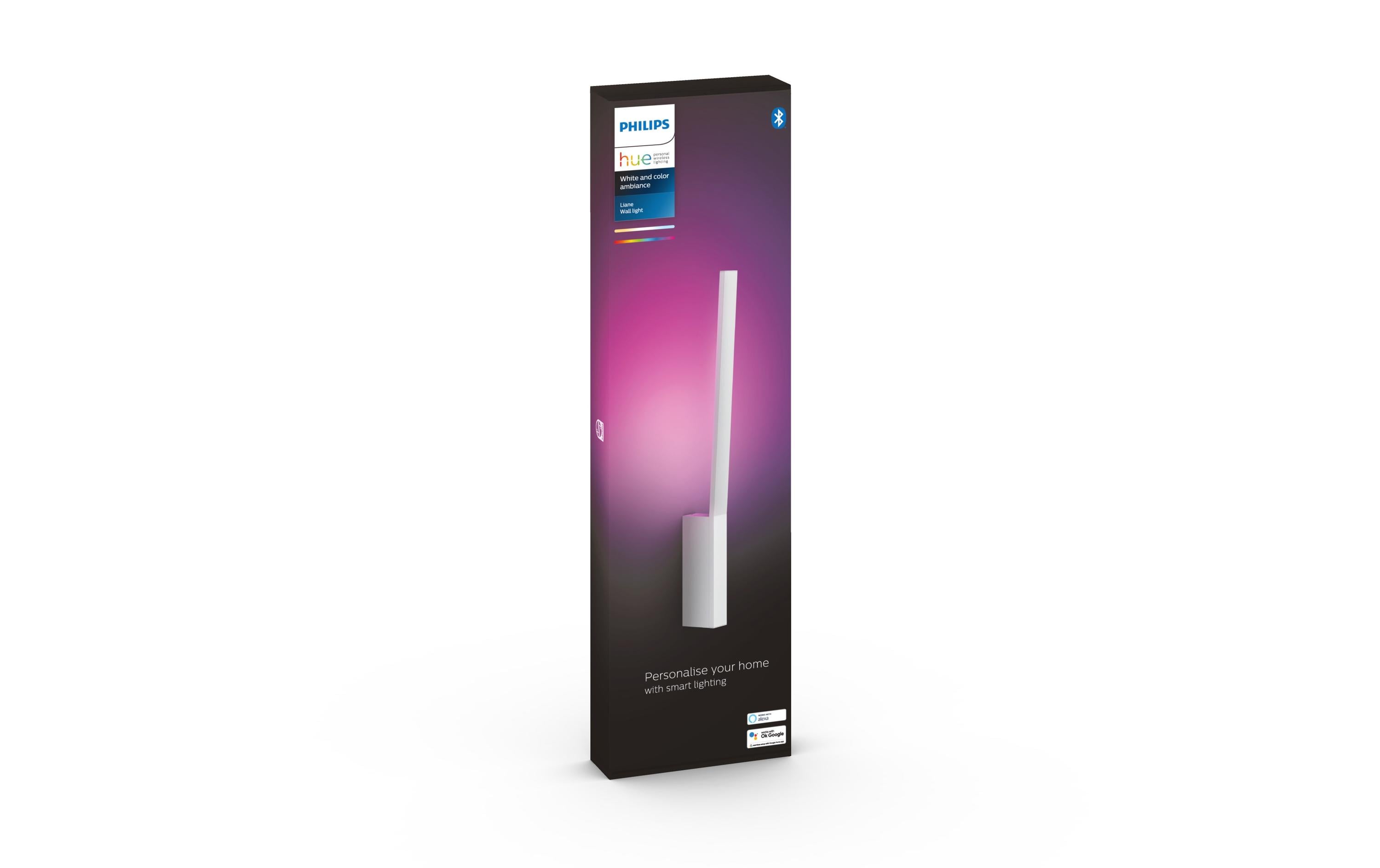 White & Color Ambiance Liane Wandleuchte Weiss<br>LED-Wandleuchte