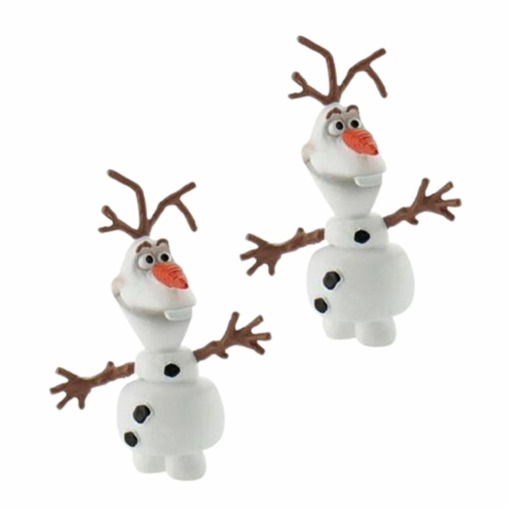 2 figurines pour gâteau la reine des neiges - olaf