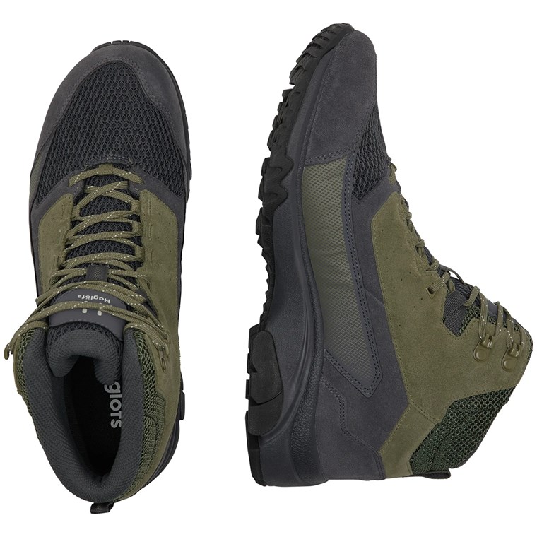 Haglöfs Skuta Proof Mid Mens Men Magnetite/Olive Green