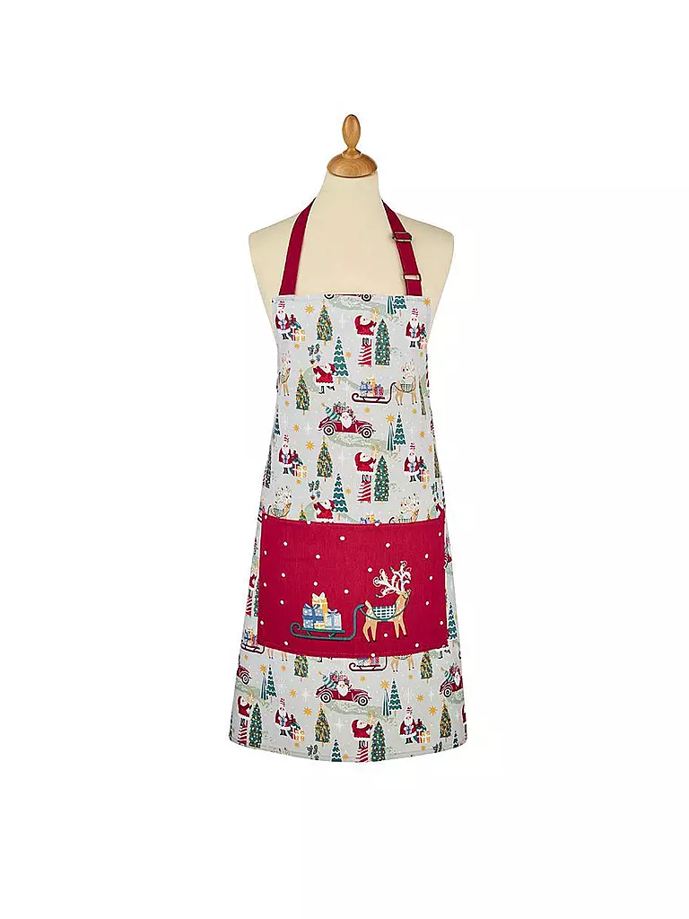 ULSTER WEAVERS Schürze Recycled Tis the Season senf