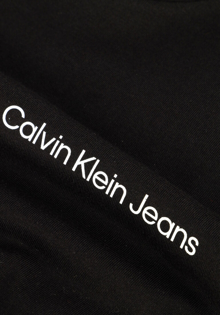 CALVIN KLEIN zwarte calvin klein t-shirt chest institutional