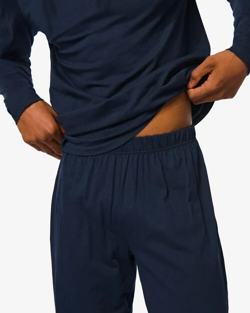 pyjama homme bleu foncé