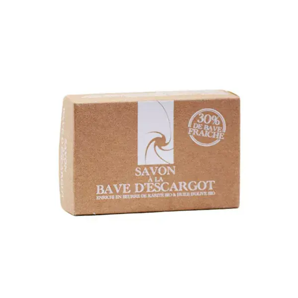Sabonete de baba de caracol com manteiga de karité e azeite de oliva orgânico 125g