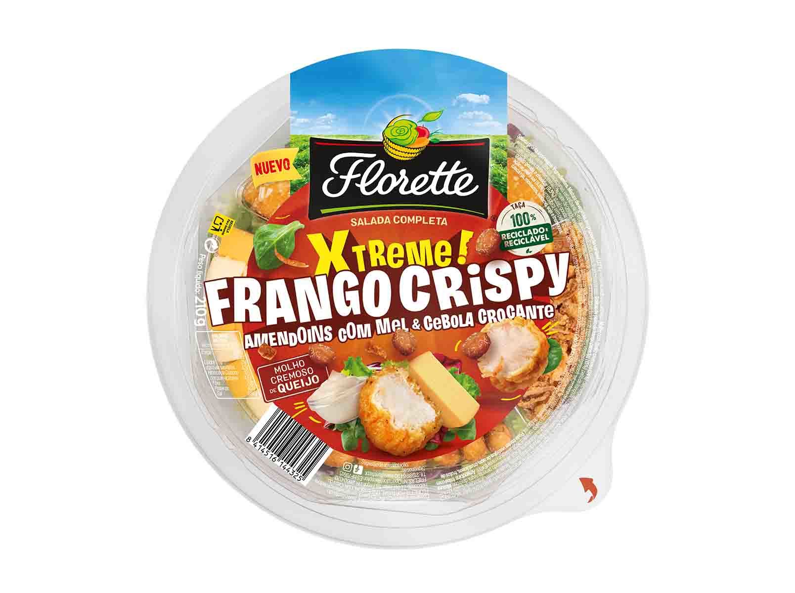 SALADA FLORETTE XTREME FRANGO 210 G
