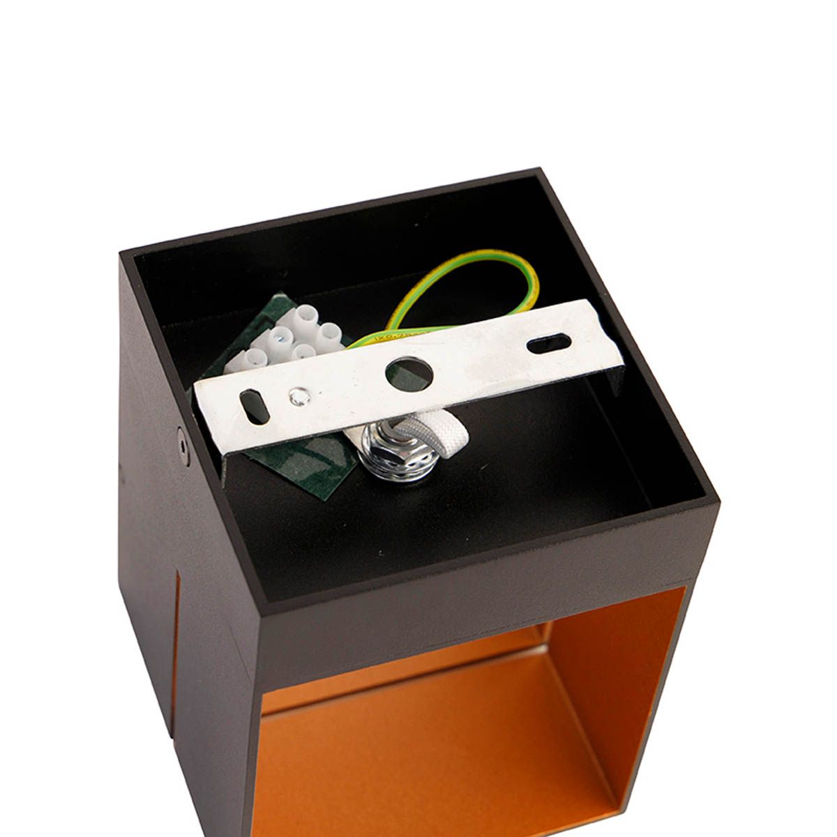 Set van 4 smart wandlampen zwart met goud 9,7 cm incl. Wifi G9 - Transfer Groove