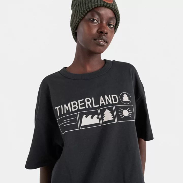 T-shirt Timberland x Nina Chanel Abney en noir