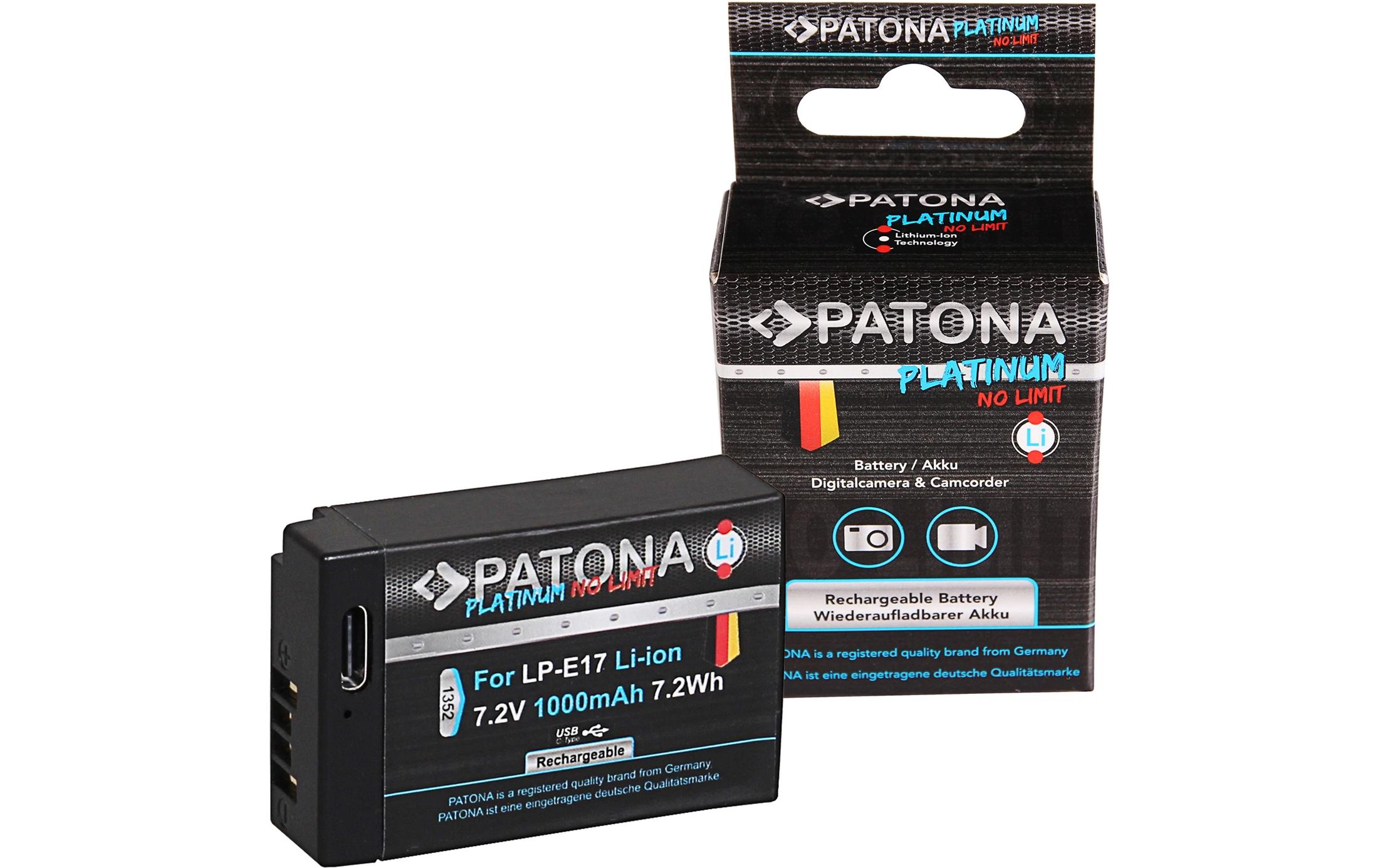 Platinum Akku für Canon LP-E17Platinum Batteriesatz für Canon
