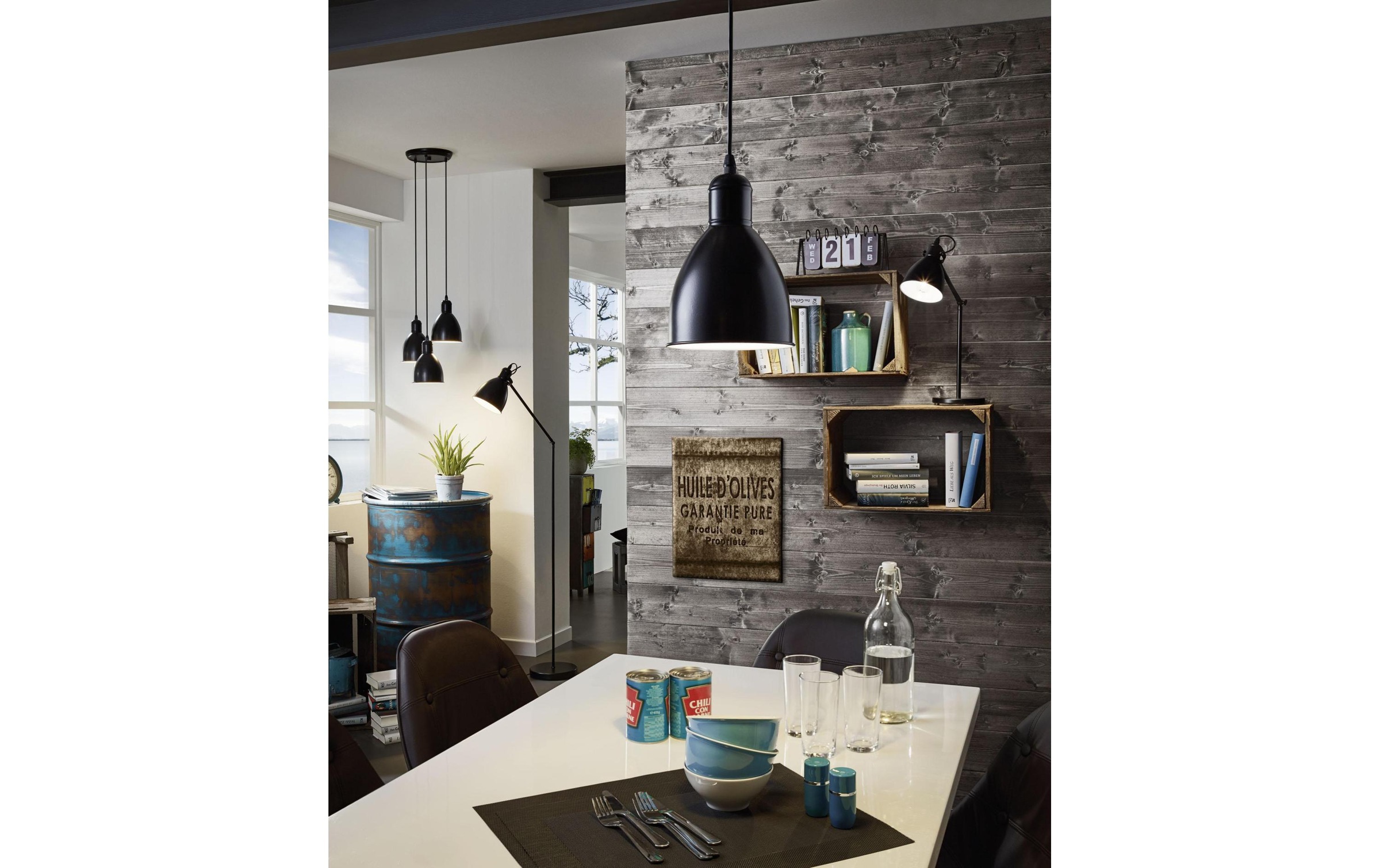 EGLO Stehlampe »schwarz, weiss« E27