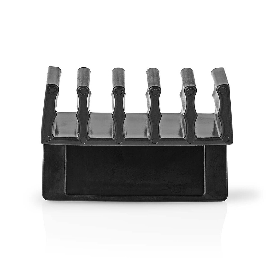 Nedis Lot de 2 Clips de câbles Click & Go - Noir