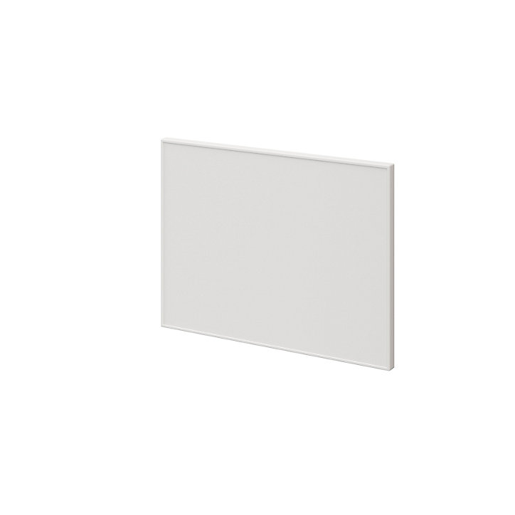 Porte battante blanche mate GoodHome Atomia H 37,2 x L. 49,7 cm