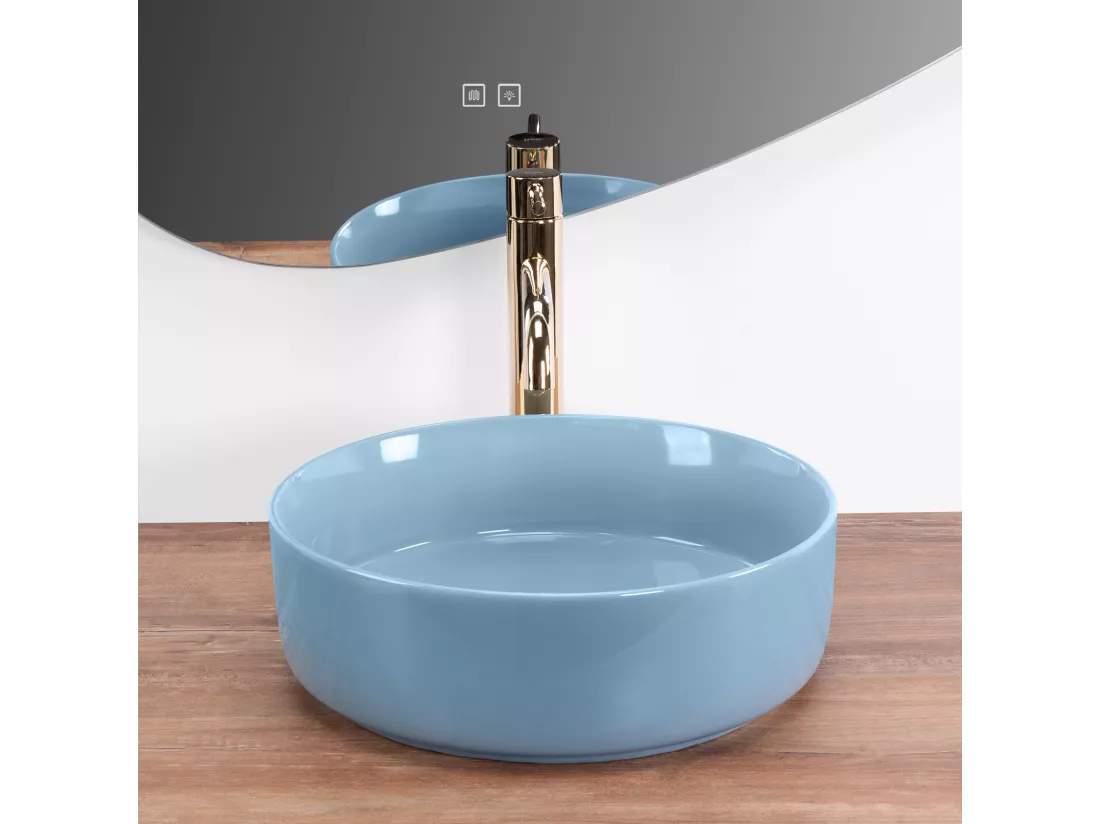 Vasque À Poser Rea Sami Blue