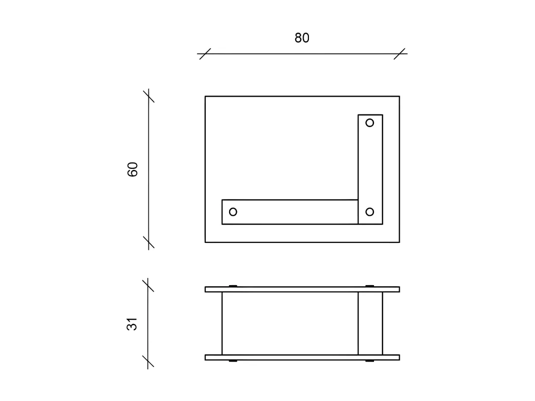 Bio-cheminée au sol design bioéthanol noir 80 x 31 xh 60 cm