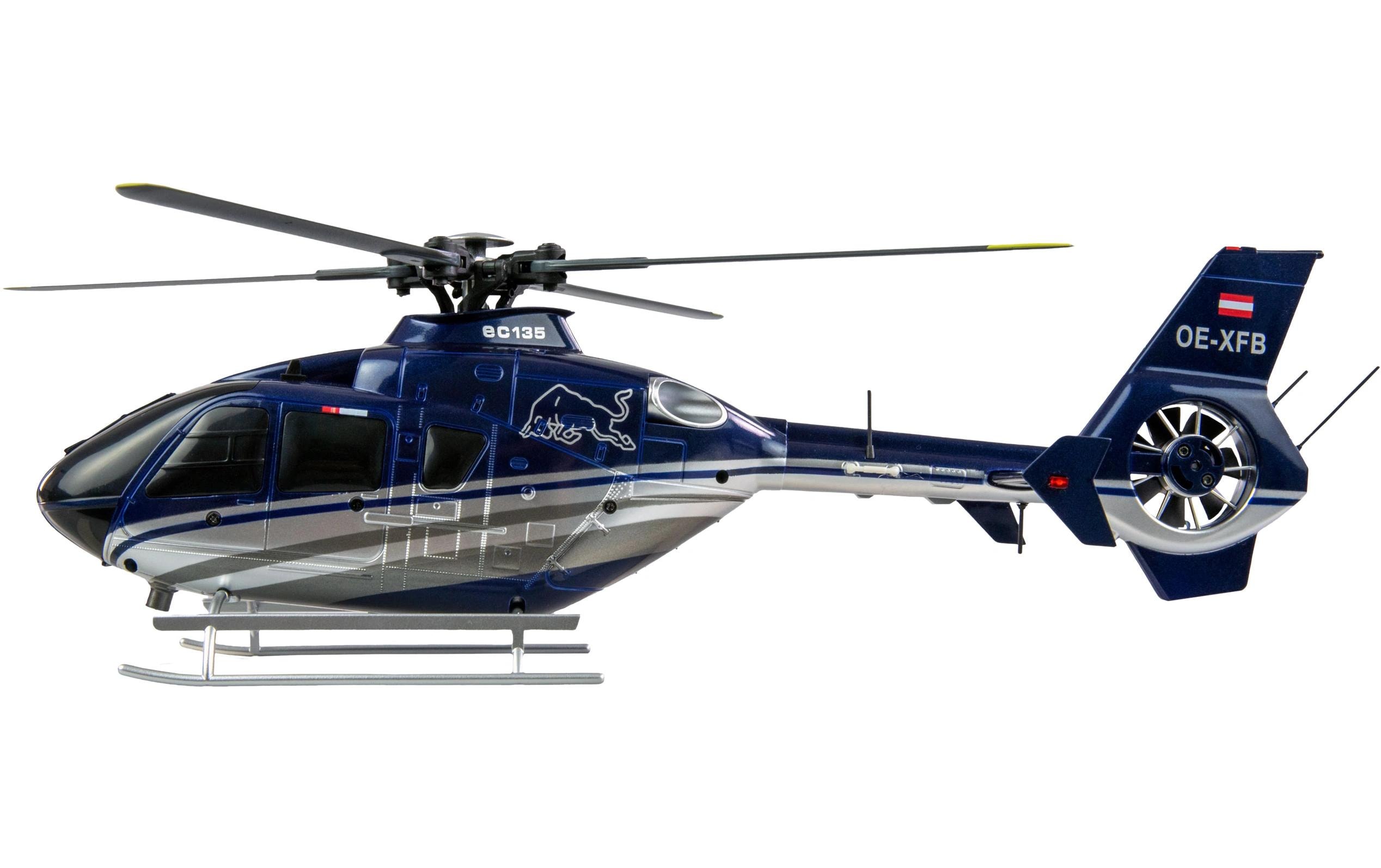 Helikopter EC135 Flying Bulls 4-Kanal, RTF, 6G<br>Helikopter mit brushless Motor