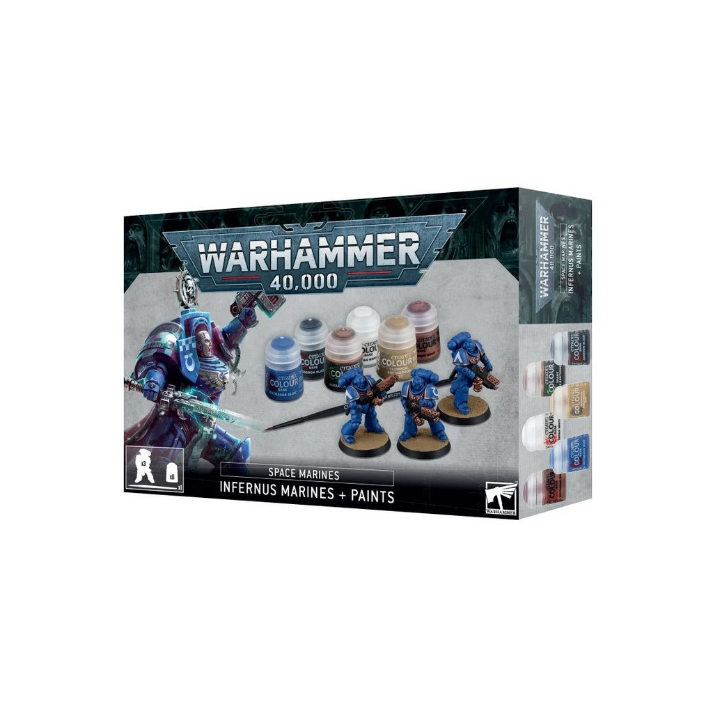 W40K : Paint Set - Marines Infernus