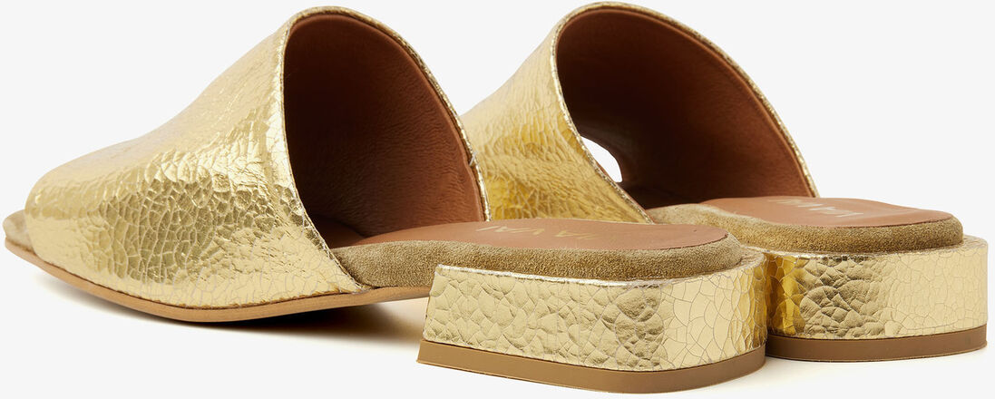 VIA VAI gouden via vai slippers gigi luna