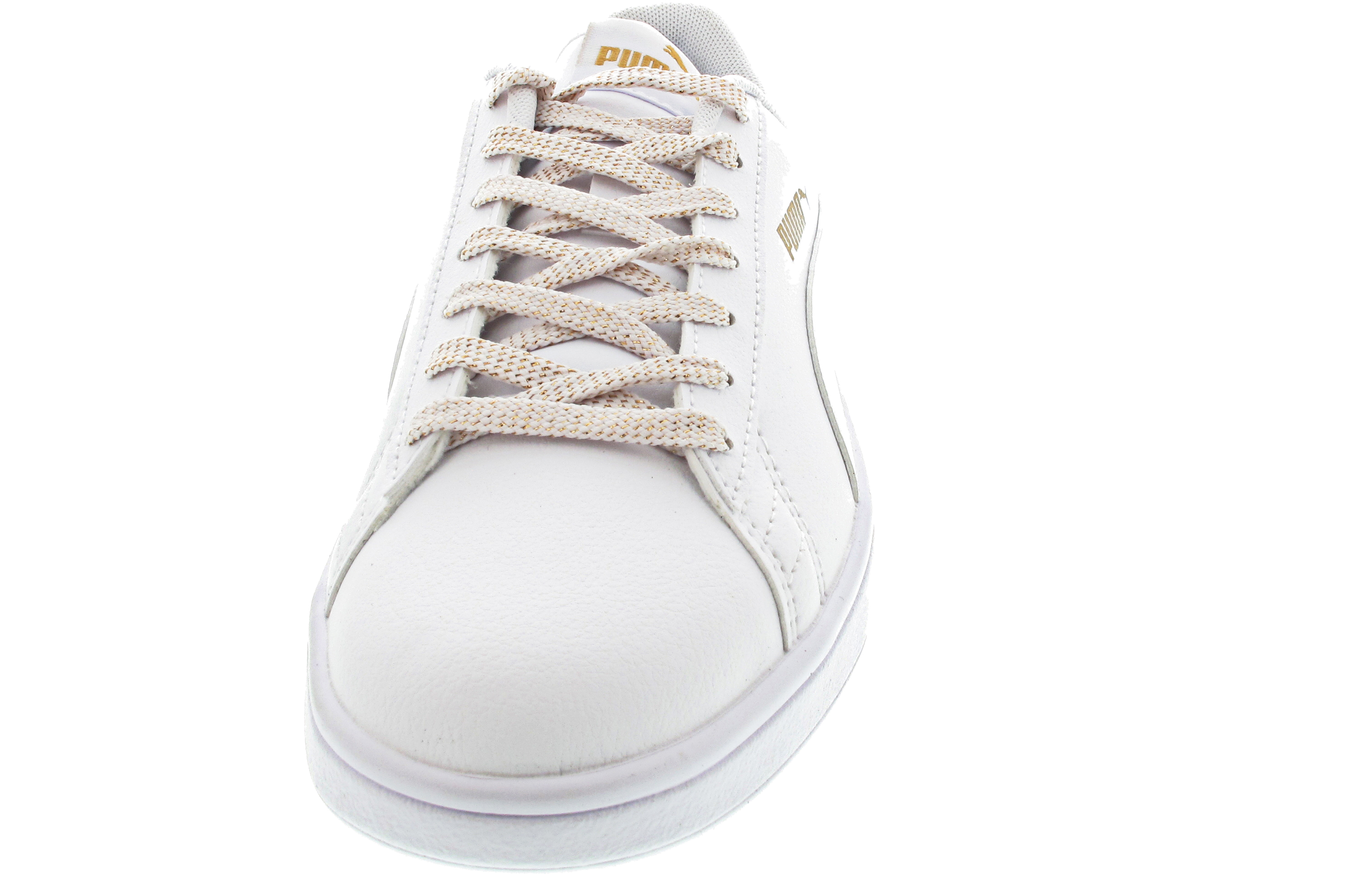 Puma Smash v2 Metallics Jr Sneaker weiss
