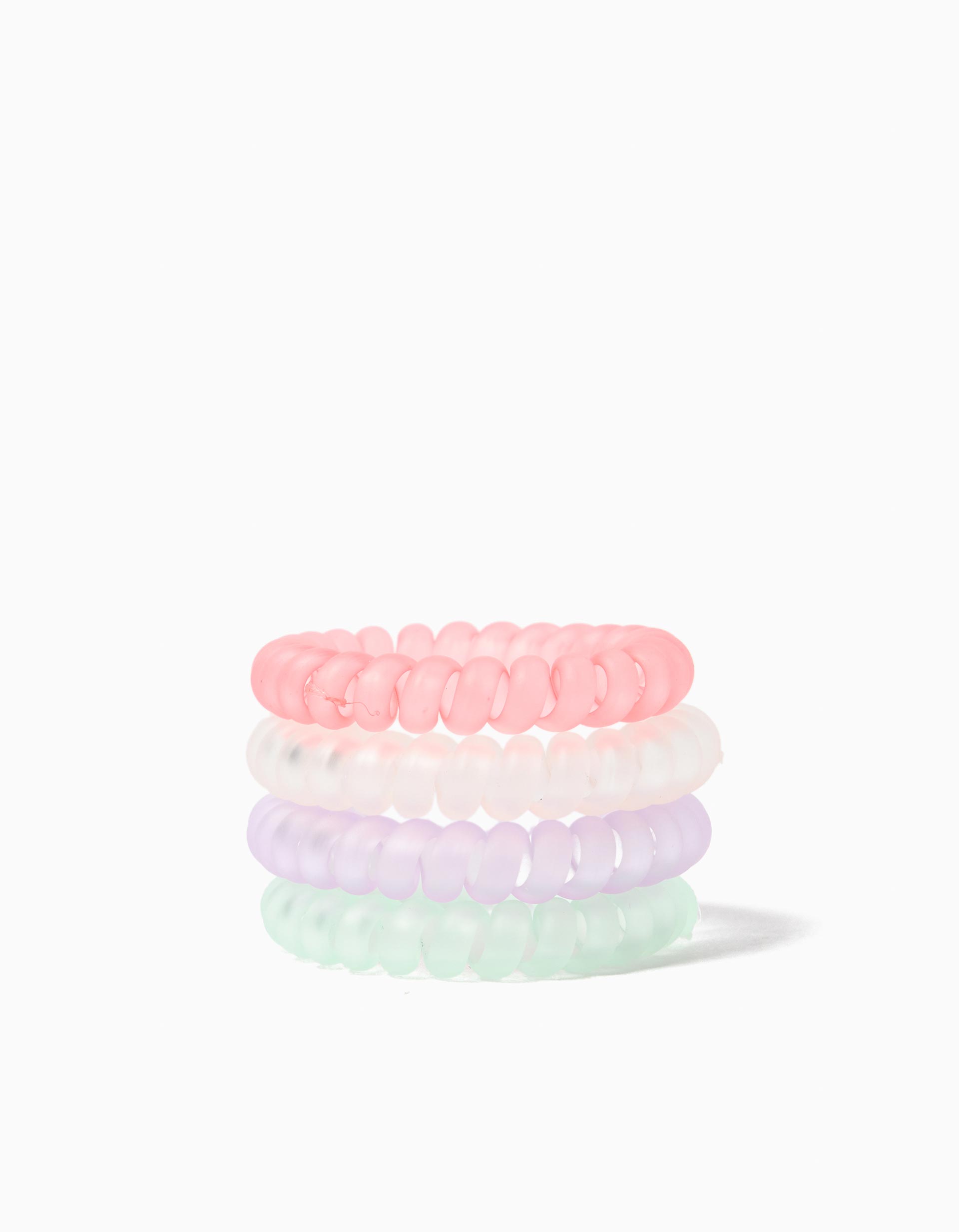 Pack 4 Elásticos de Cabelo, Menina, Multicor
