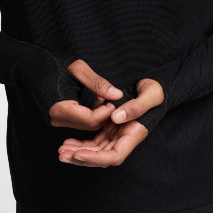 Nike Herre Trøjer Dri-FIT Trail Midlayer Half Zip Sort