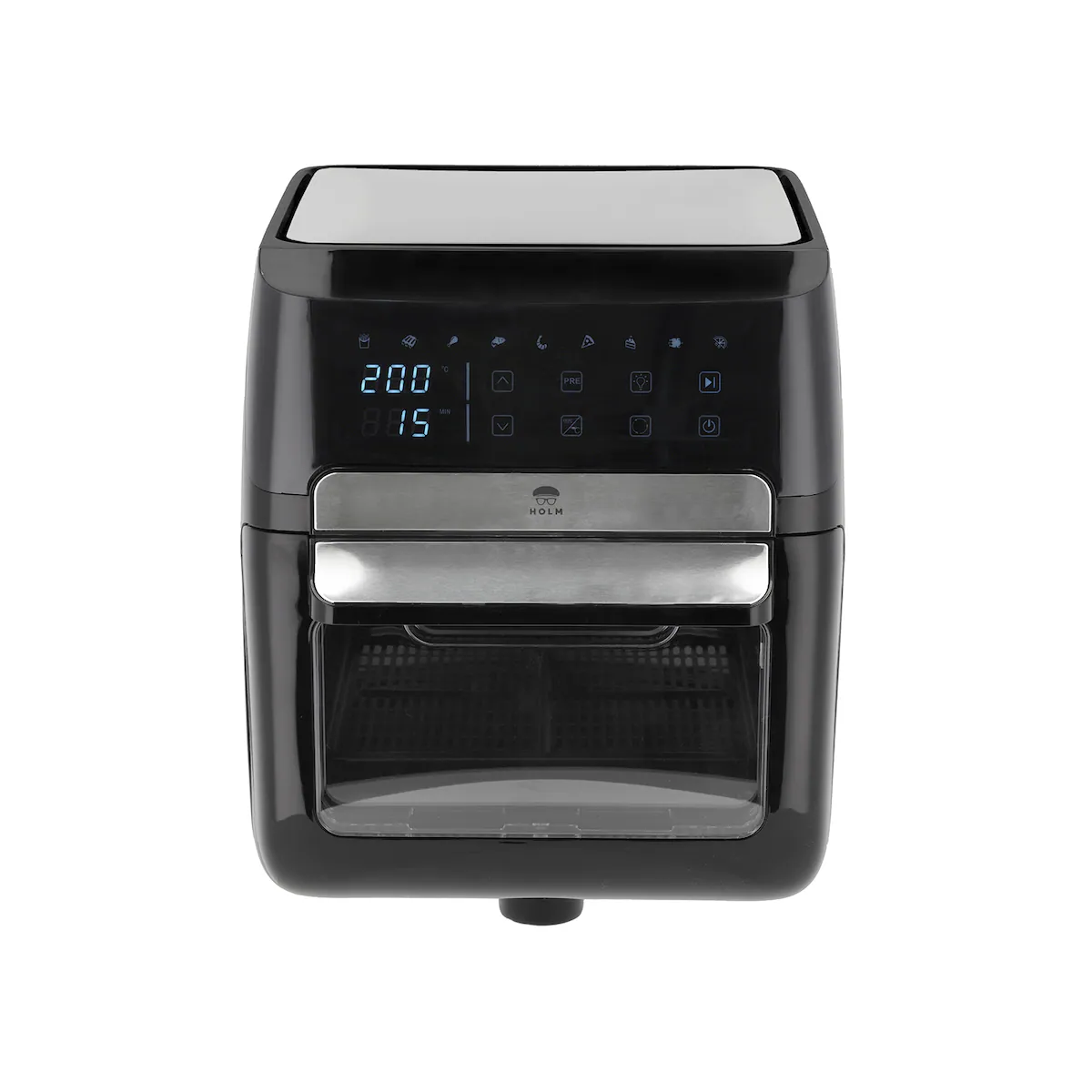 HOLM Airfryer Oven 12 liter Black