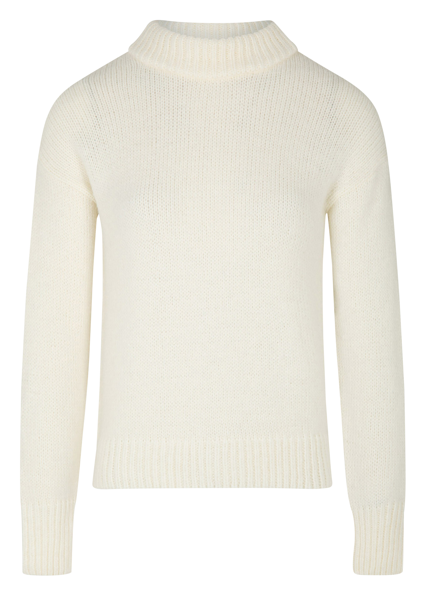 MATISSE - Pull col rond en maille épaisse| Beige