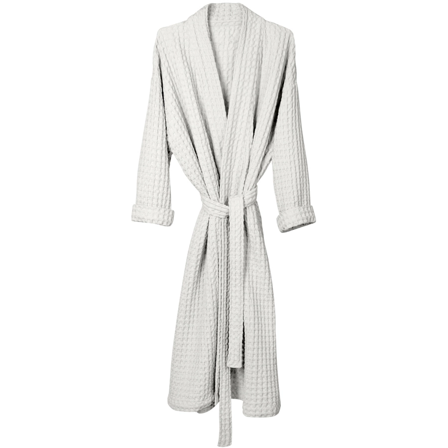 The Organic Company Bademantel Big Waffle Natural white