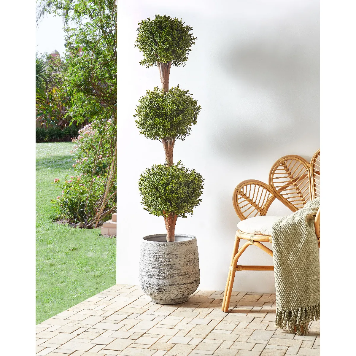 BELIANI BUXUS BALL TREE 154 cm Vert