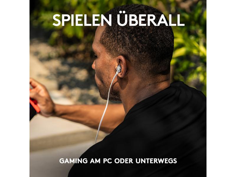 Logitech Headset G333 Gaming Weiss Gaming-Ohrhörer für klare Kommunikation auf PC, Konsolen und Mobilgeräten