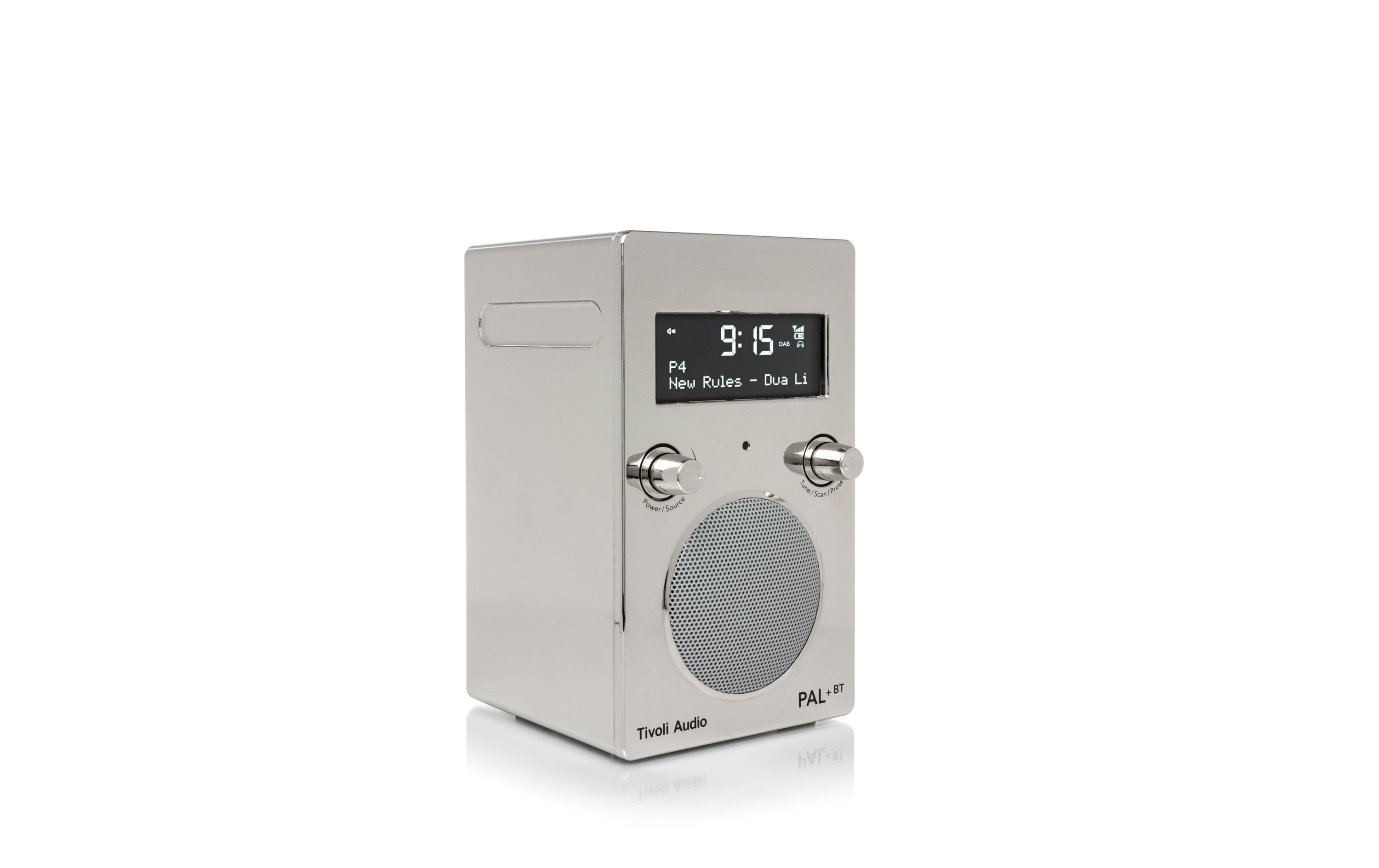 DAB+ Radio PAL+ BT Silber<br>Kompakter Radio in ausgefallenen Farben