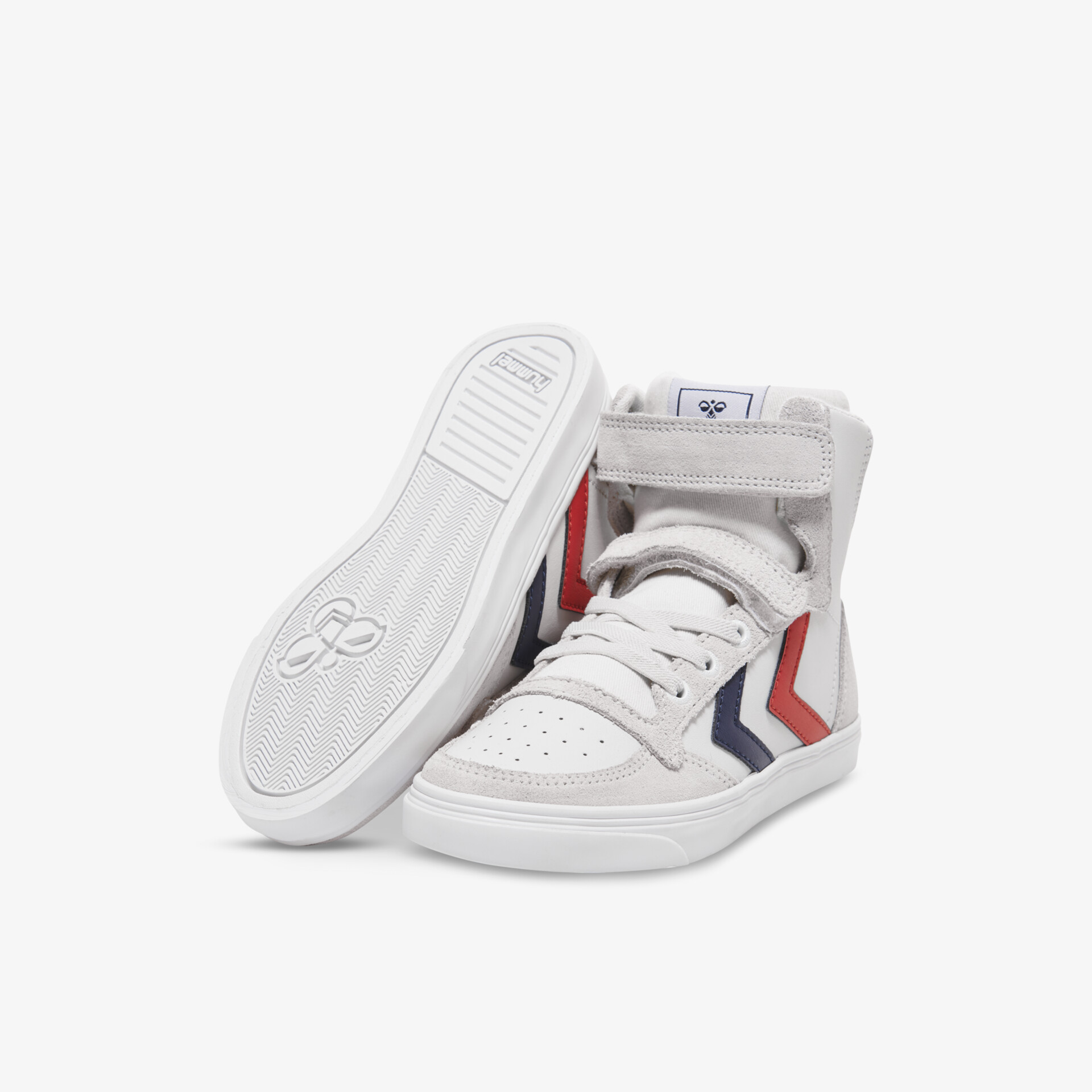 hummel Slimmer Stadil Kinder Sneaker High weiß