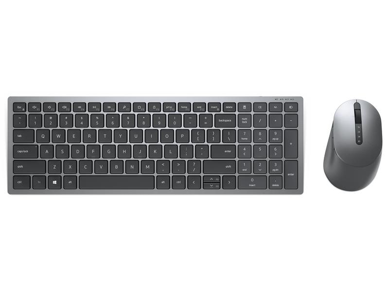 Dell Tastatur-Maus-Set KM7120W Multi-Device Wireless CH-Lay Wireless-Tastatur und -Maus für bis zu drei Geräte