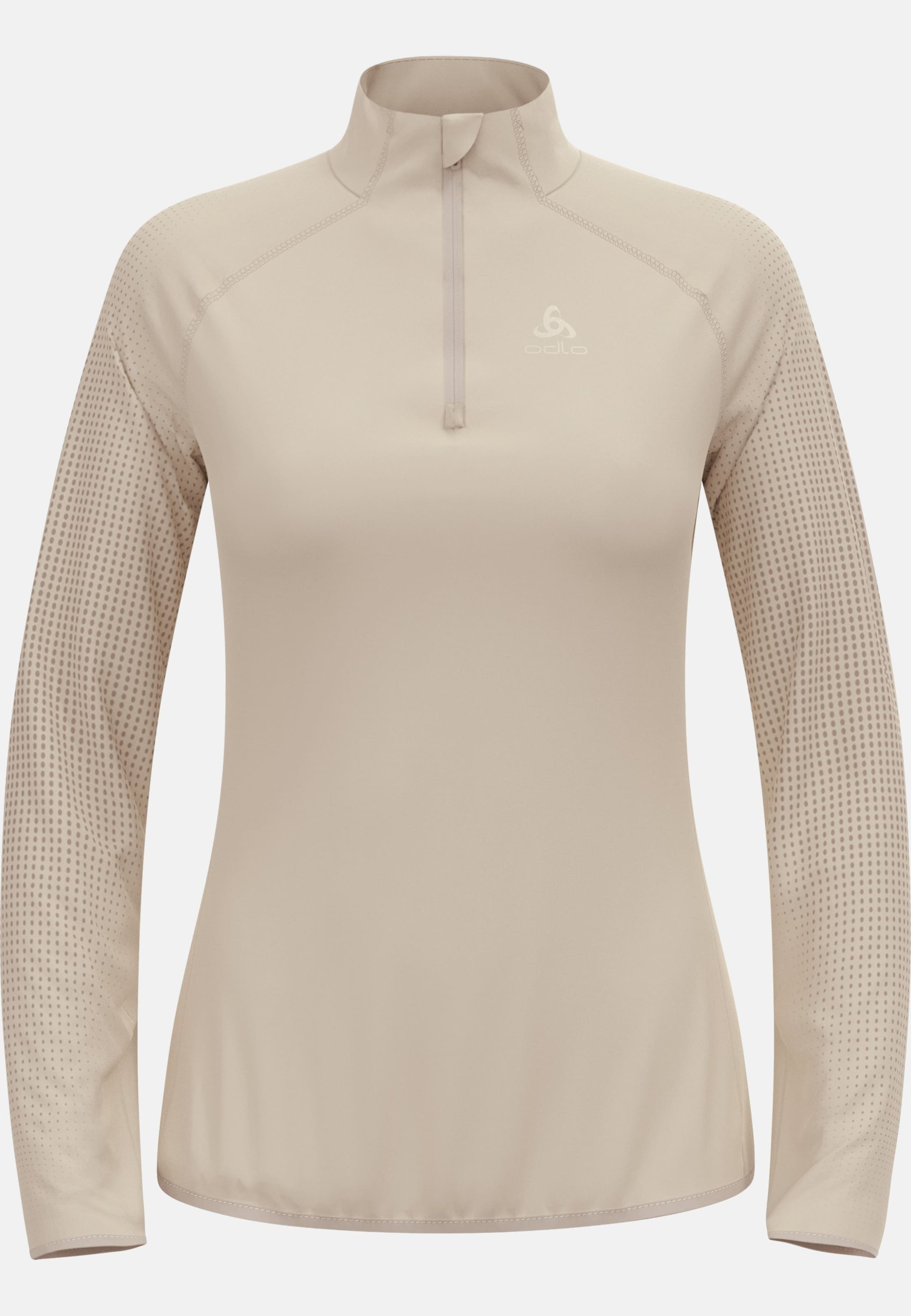 Zeroweight Warm Laufoberteil mit Halbreissverschluss 2.0 in silver cloud