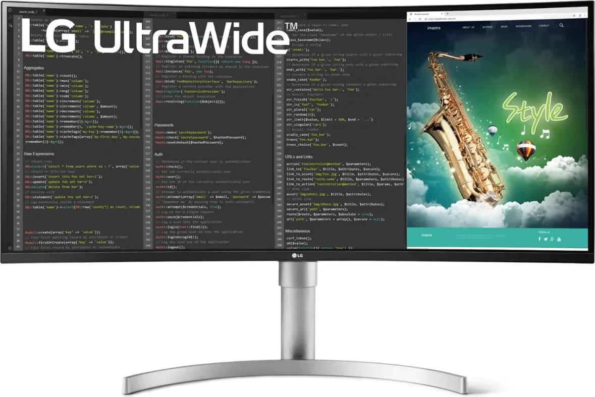 LG UltraWide 35WN75CP-W Écrans de bureau et professionnels