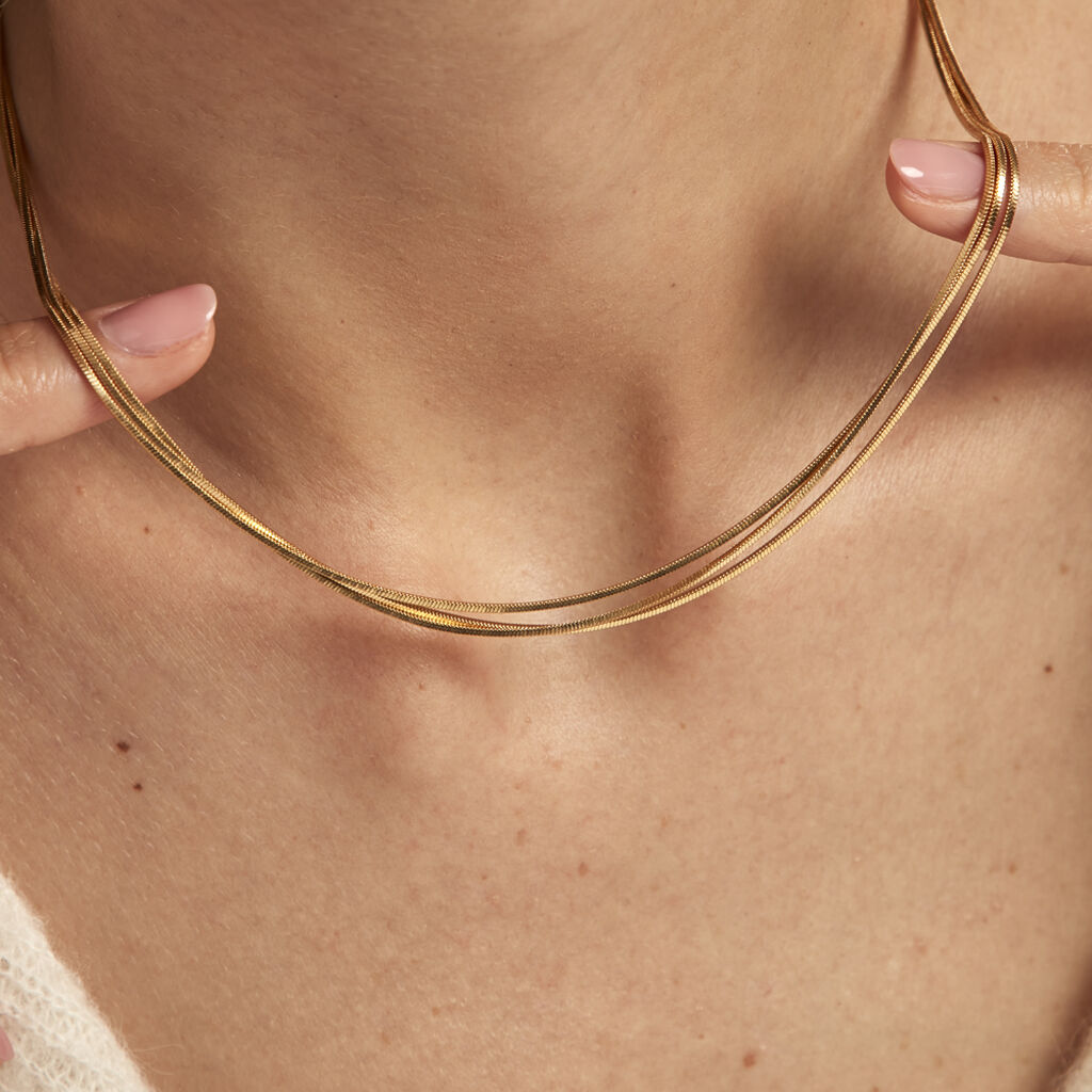Chaine Ariane Plaqué Or Jaune