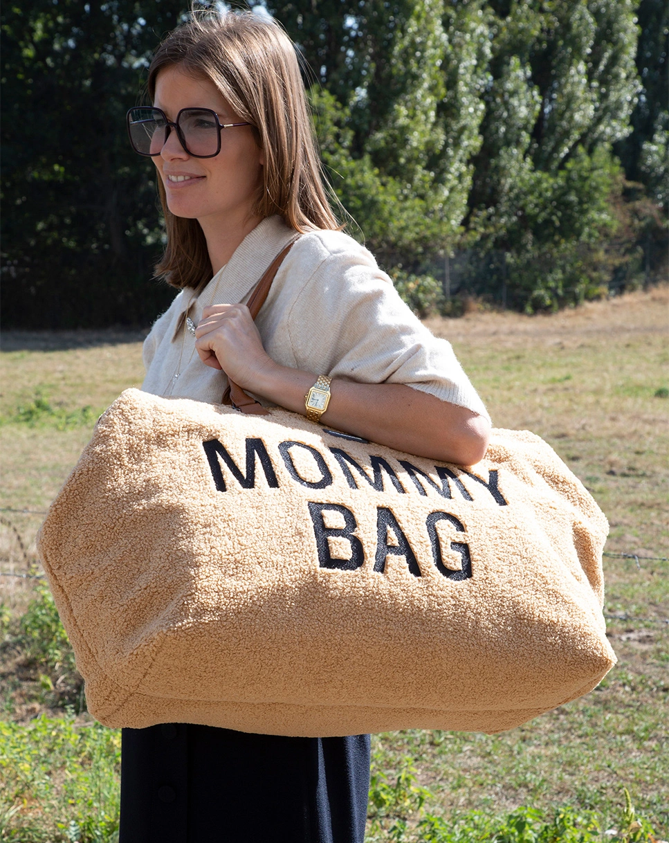 Wickeltasche MOMMY BAG TEDDY (55x30x40) in braun