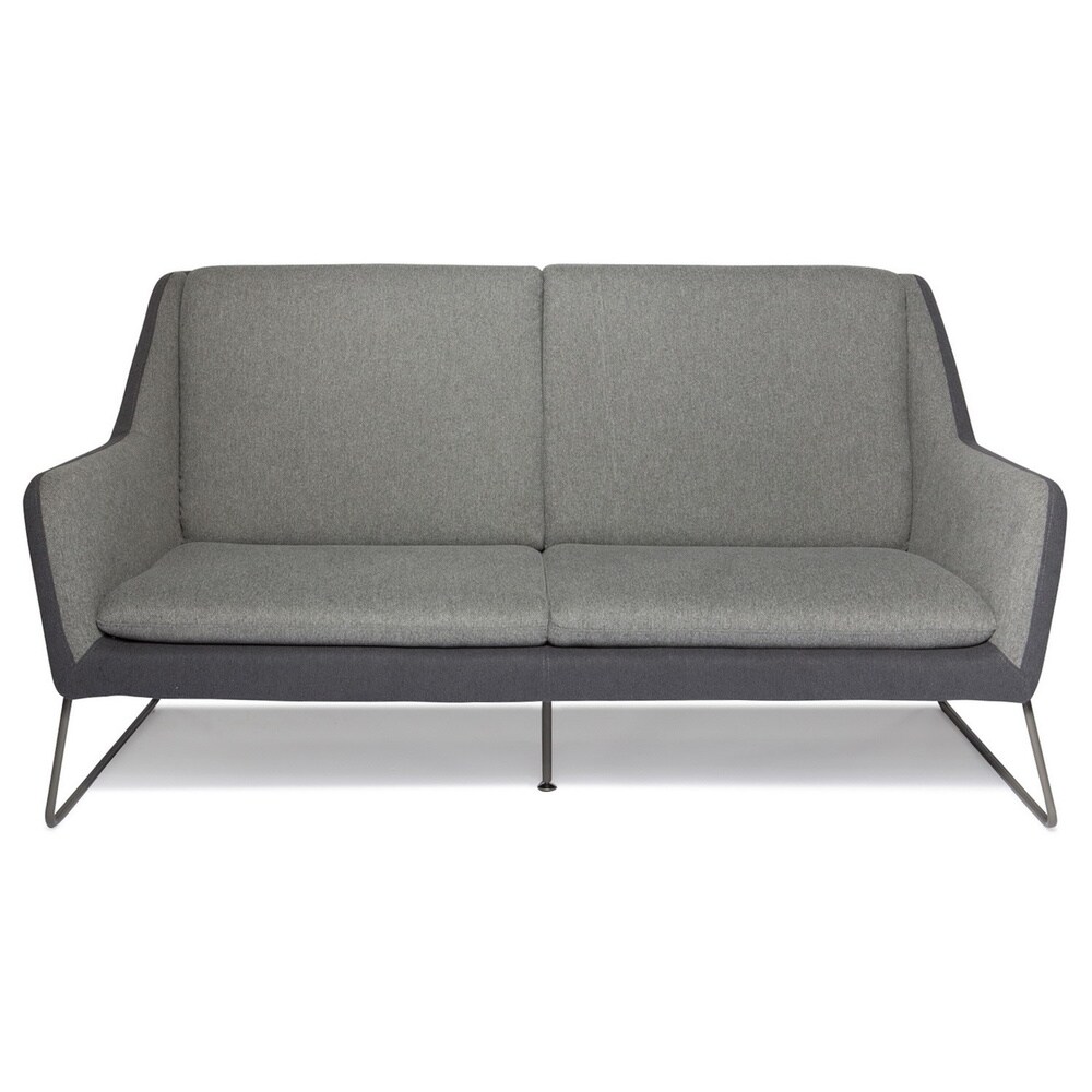 Lounge Sofa LAGUN Stoff mit Armlehnen hjh OFFICE