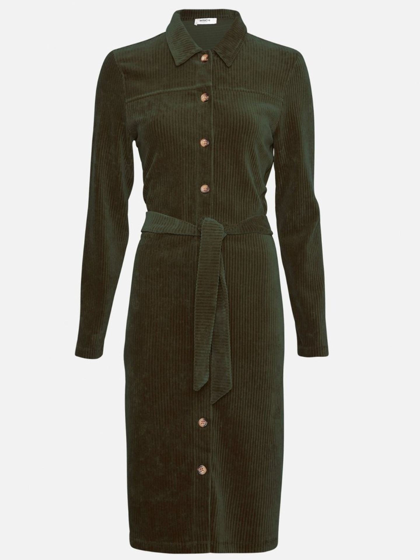 MSCH Copenhagen Ibine Florina Velour Shirt Dress