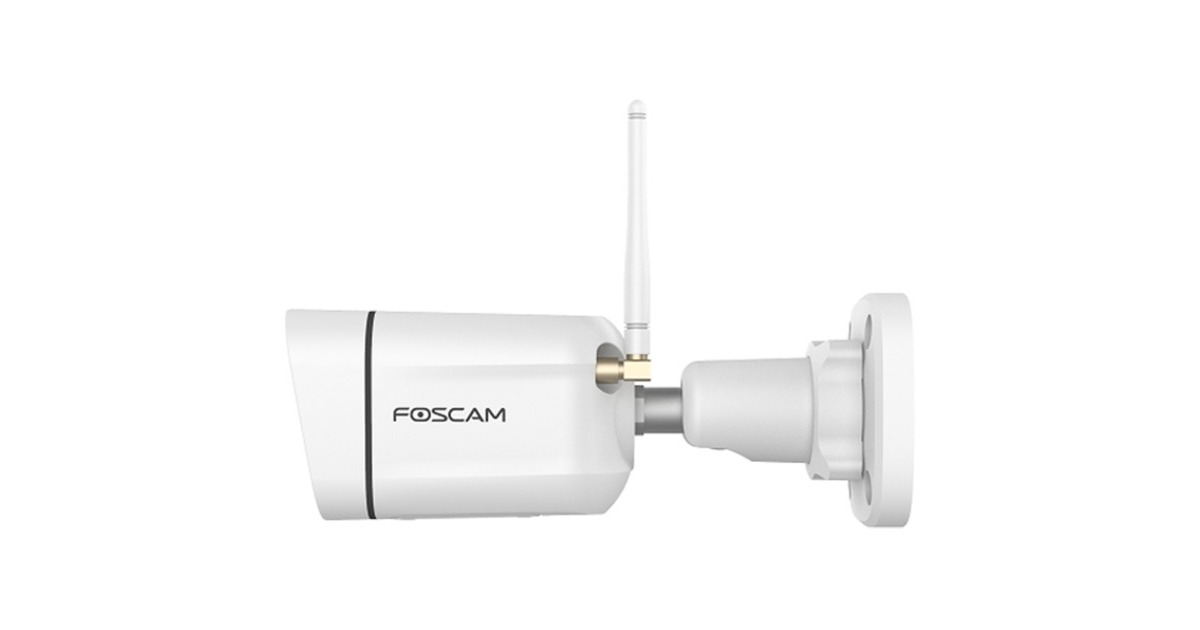 FoscamV5P, 3K/5MP Dual-Band WiFi camera met geluid- en lichtalarm  (Wit)