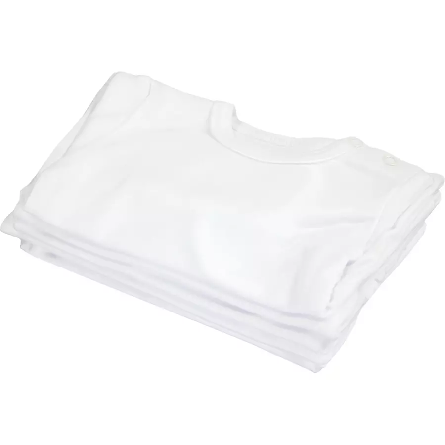 TupTam Baby Jungen Langarmshirt 5er Pack weiß