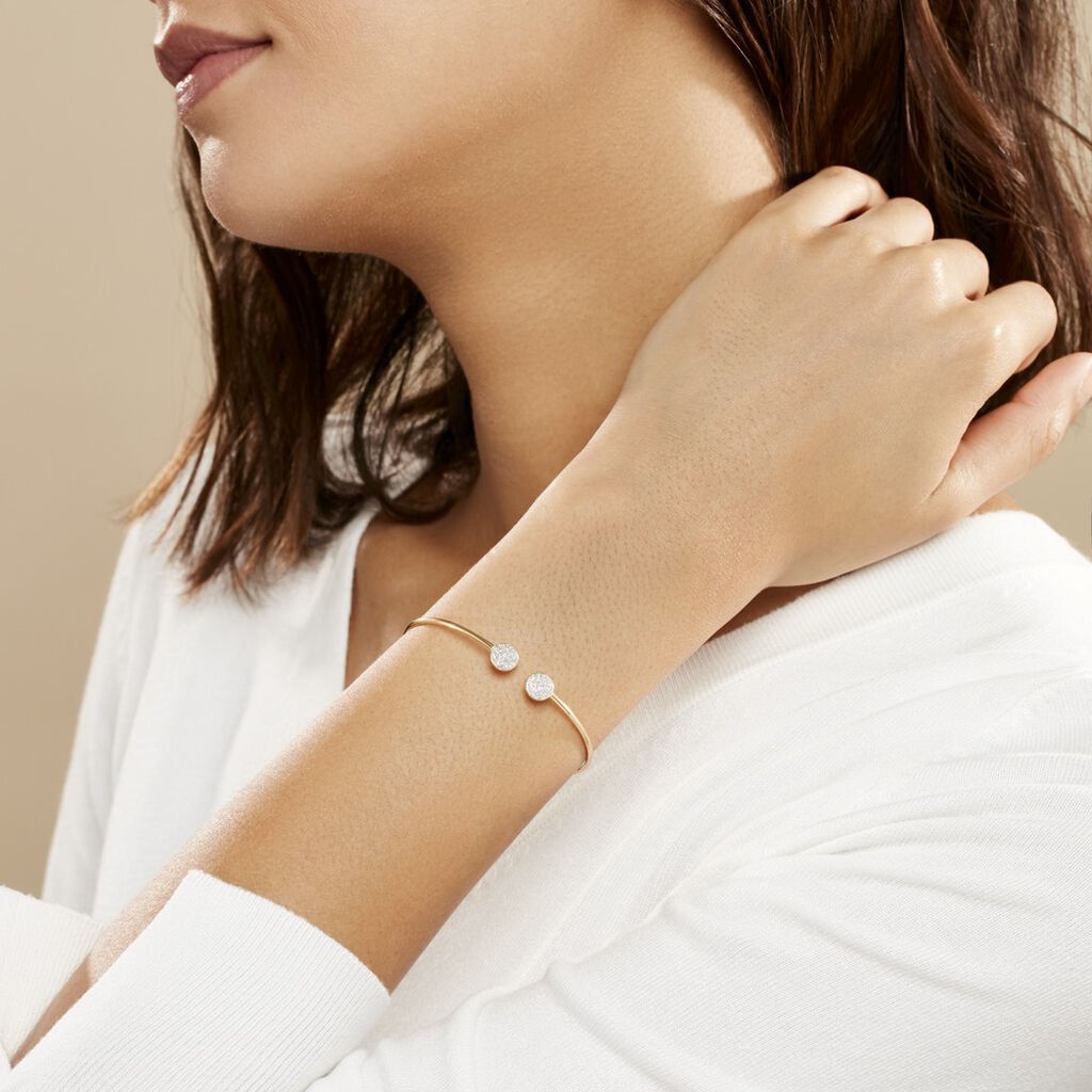 Bracelet Jonc Eryne Or Jaune