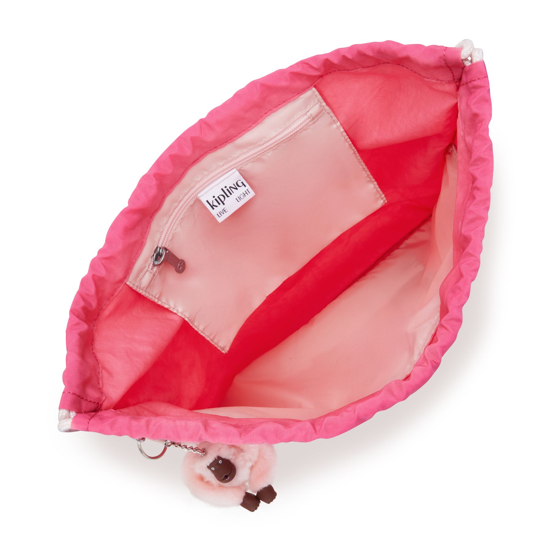 SUPERTABOO Sac moyen avec cordon de serrage - Happy Pink Combo