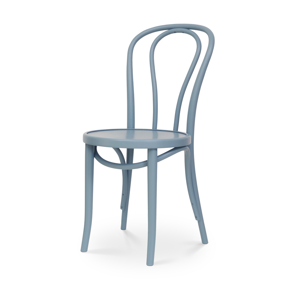 Houten bistrostoel Vienna Thonet No. 18 - blauw
